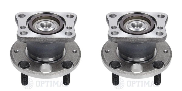 Optimal 2X Radnabe Radlagersatz Hinterachse Rechts Links FüR Mazda 2 DE DH 3 DE-image