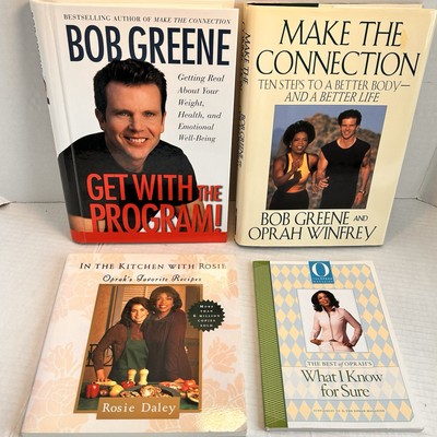 Oprah Winfrey Bob Greene Make The Connection What I Know For Sure Book Lot Of 4