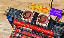 3DFX VOODOO 2 SLI-BRIDGE COOLING FAN PCB CLEA...