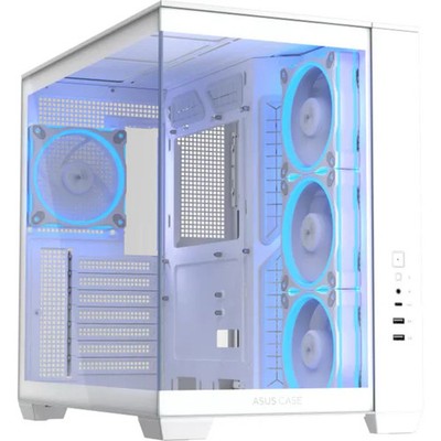 ASUS a32 plus midi tower behuizing (wit | 2x usb-a | 1x usb-c | r