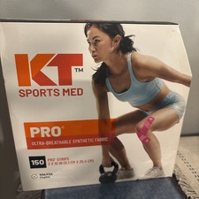 KT Tape, PRO Synthetic Kinesiology Athletic Tape, 150 Count, 10"precut READ DESC