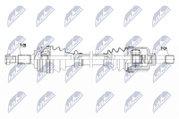 NTY Antriebswelle NPW-PE-077 FüR CitroËN Peugeot Toyota