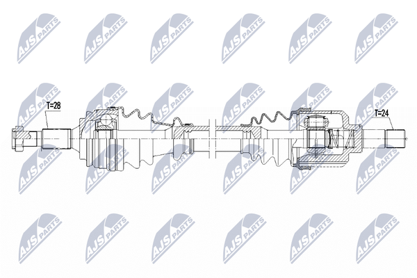 NTY Antriebswelle NPW-PE-077 FüR CitroËN Peugeot Toyota-image