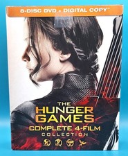 The Hunger Games Complete 4-Film Collection DVD Box Set Catching Fire Mockingjay