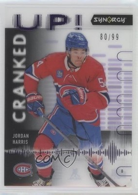 2022-23 Upper Deck Synergy Cranked Up Purple /99 Jordan Harris Rookie RC 1j9q
