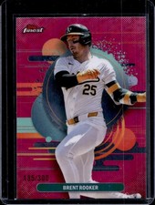 2025 Topps Finest Brent Rooker Uncommon Magenta Refractor #/300 Athletics