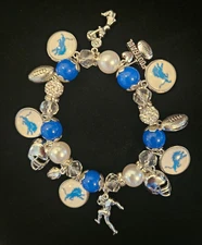 Detroit Lions NFL Adjustable Charm Bracelet Bangles FREE Shipping!! (5)