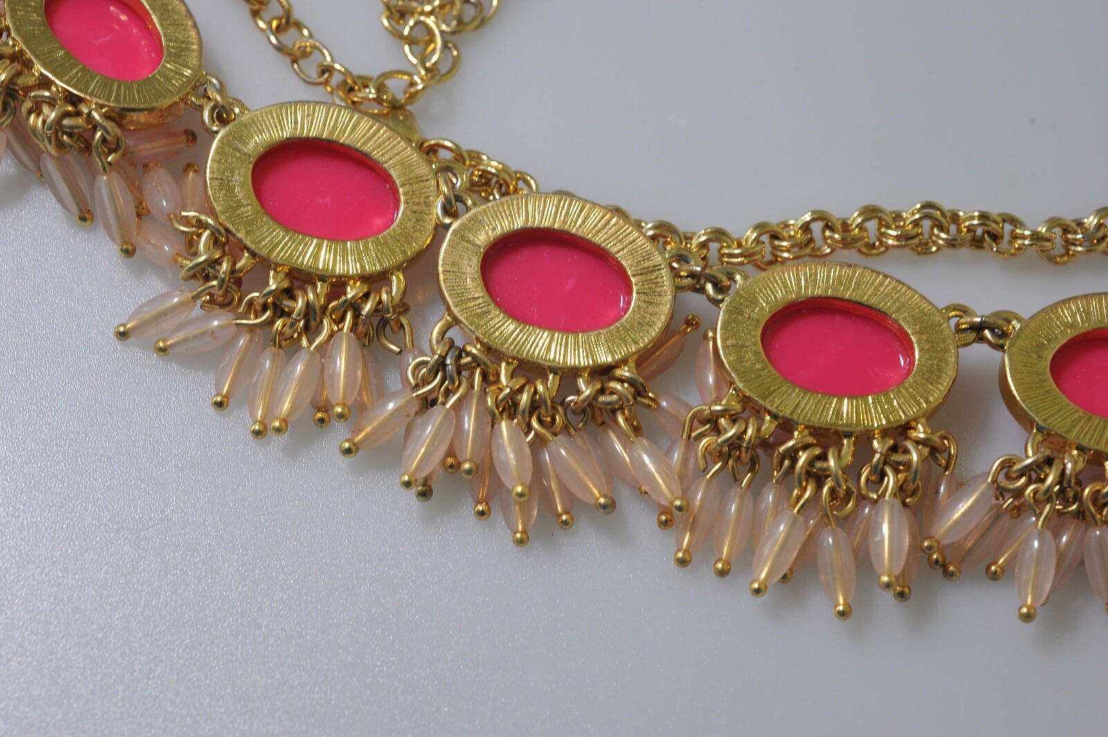 Talbots signed spring statement Pink chunky Dangl… - image 7