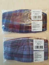 NEW TEA COLLECTION AGE 12+ Adult Unisex Face Masks 2-Pack PLAID and STRIPES