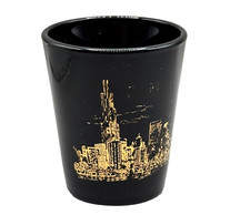 Vintage New York City Skyline Shot Glass