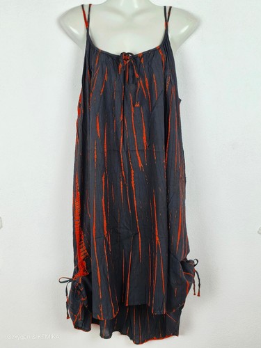 Ladies Tie Dye Double Straps Dress Spiral Sundress Bohemian Peasant Plus Size DB - Picture 67 of 149