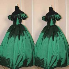 Victorian Wedding Dresses Satin Vintage Short Sleeves 1950s Lace Bridal Gowns