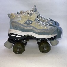 Skechers 4 Wheelers Roller Skates Size 5 9 1/4 Inch Length Sole  SN 9827L