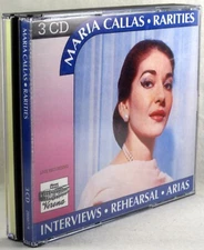 3 CDs VERONA Maria Callas Rarities Interviews Rehearsal Arias BELGIUM 28007/9 Ex