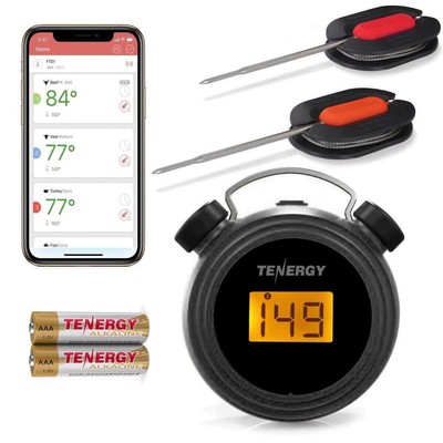 Tenergy Cooking Thermometers Meatsmart App Controlled Wireless Food Thermometer