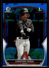 Christian Cerda 2023 Bowman Chrome Sapphire Edition Card #BCP-56