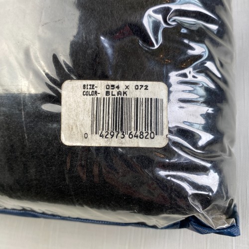 NEW! *RARE BLACK* Ralph Lauren SOLID WOOL THROW BLANKET Home Collection 54 x 72 - Picture 8 of 23