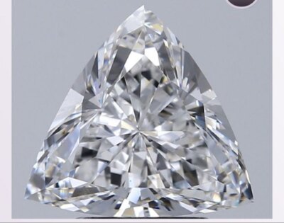 Lose CVD Lab-Grown Diamond 4 to 10 mm Trillion D Color WENN Clarity Certified