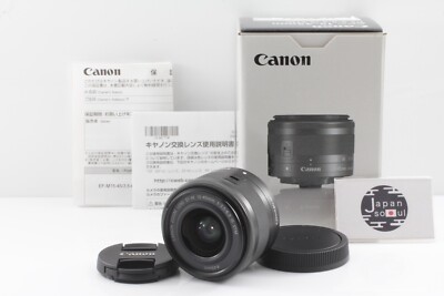 Canon EF-M15-45mm F3.5-6.3 IS STM Black Graphite Interchangeable