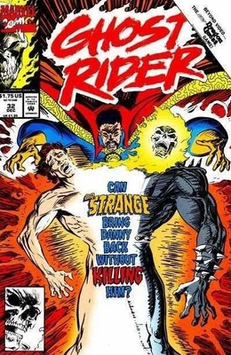 Ghost Rider (1990) #  32 (8.0-VF) Dr. Strange 1992