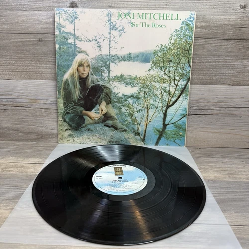 Joni Mitchell For The Roses (Record, 1972) SD 5057 Vinyl LP Album Gatefold