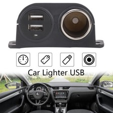 Aufbau Steckdose Auto Dual USB Ladegerät Zigarettenanzünder KFZ Adapter 12V /24V