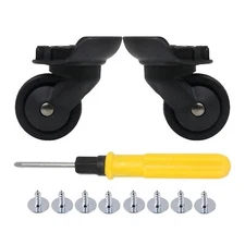 Bstinay 1 Pair W293 Left & Right Swivel Casters Luggage Replacement Travel... 