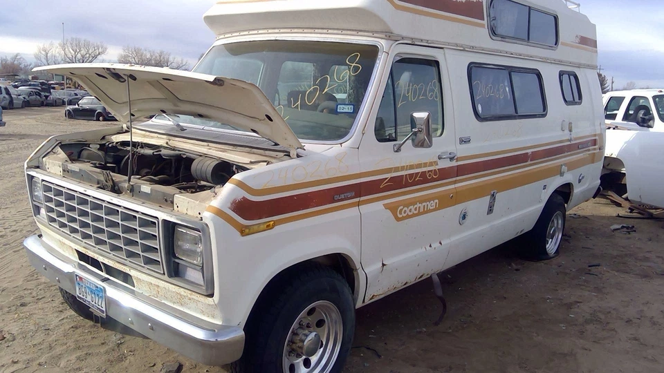 1975-1991 Ford Van E250 driver dianteiro esquerdo manual regulador de janela fabricante de equipamento original - Imagem 3 de 4