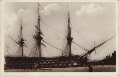 CPA AK H.M.S. Victory - Portsmouth SHIPS (1202637)