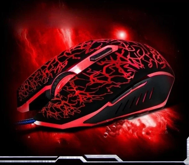 FlagPower Professional Colorful Backlight 4000DPI Optical Wired Gaming Mouse. - Image 4 of 4