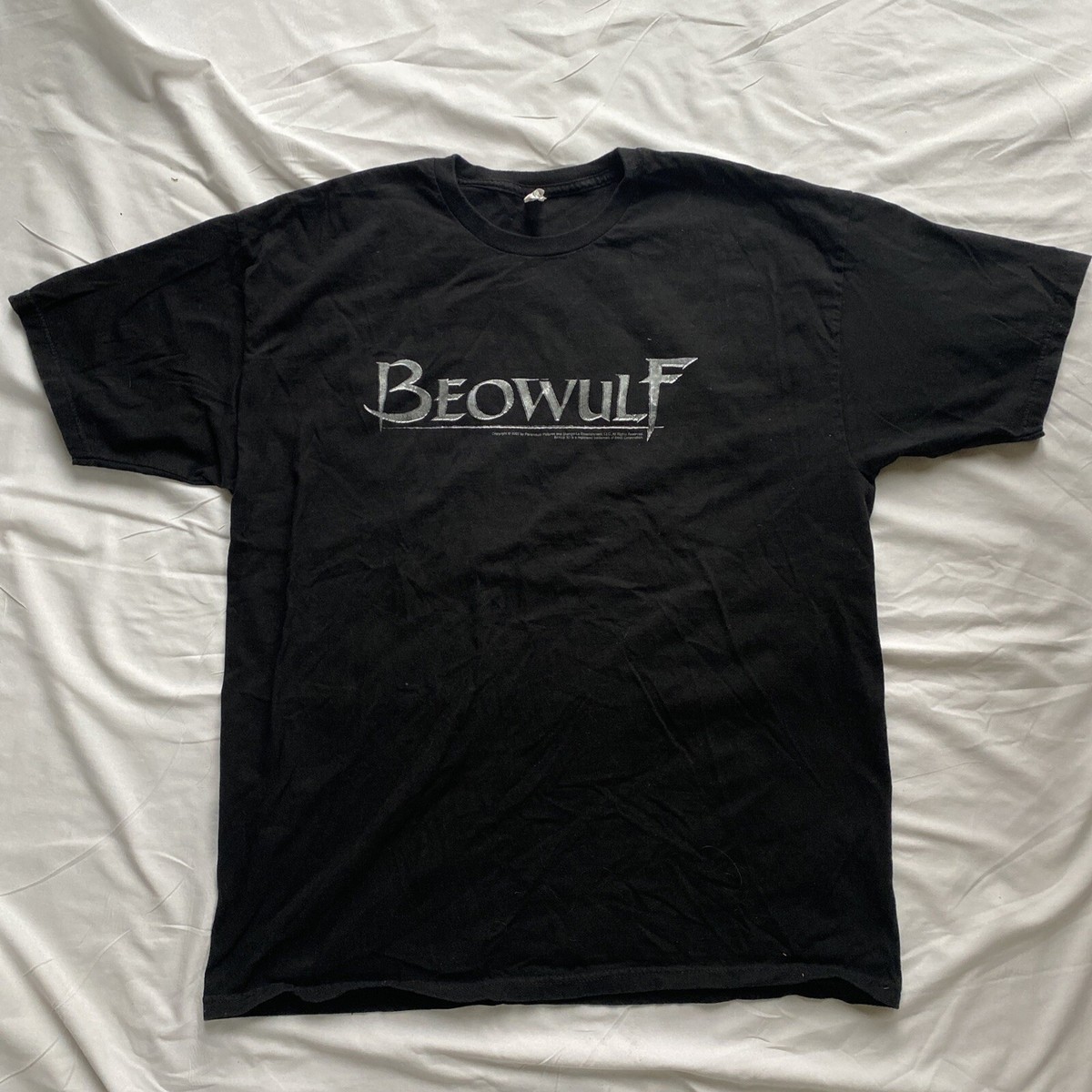 Beowulf Movie 2007 Paramount Pictures T-Shirt 100% Cotton sz XL