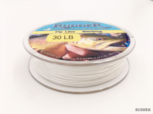 2 PCs Rudder braided Fly Fishing Backing Line Leader Line 30 LB 100 M 110 Yard - Picture 3 of 5