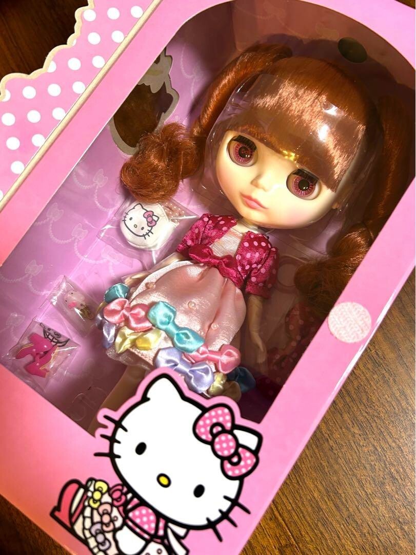 Takara Tomy Neo Blythe Hello Kitty Ribbonetta Wish CWC 3000 Takara Tomy Neo Blythe Hello Kitty Ribbonetta Wish CWC 3000