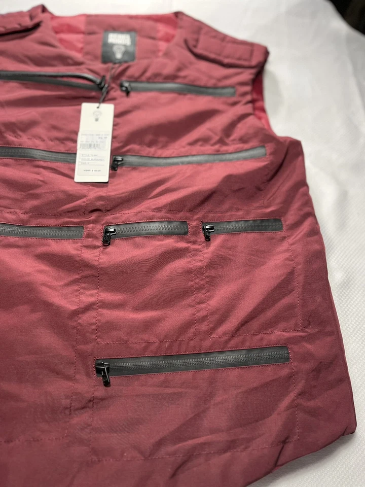 Rebel Minds Tactical Utility Vest Zipper Pockets Trendy Gorpcore Fishing - Image 2 of 4