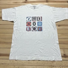 Vintage 90s Cable Optimum TV Choice Freedom Illusion Art Tech Shirt Size XL