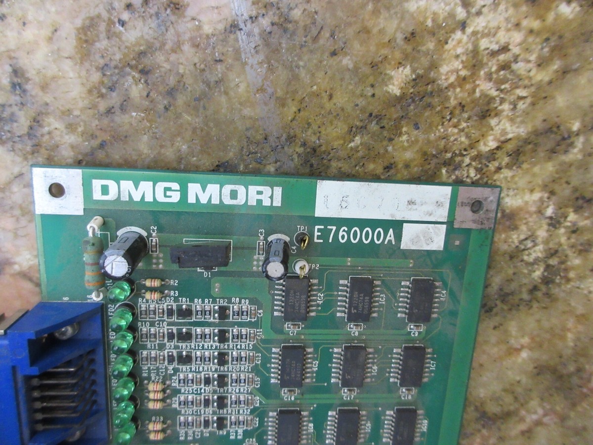ROKUGO DMG MORI CIRCUIT BOARD E76000A PC-13B-01 CNC MORI