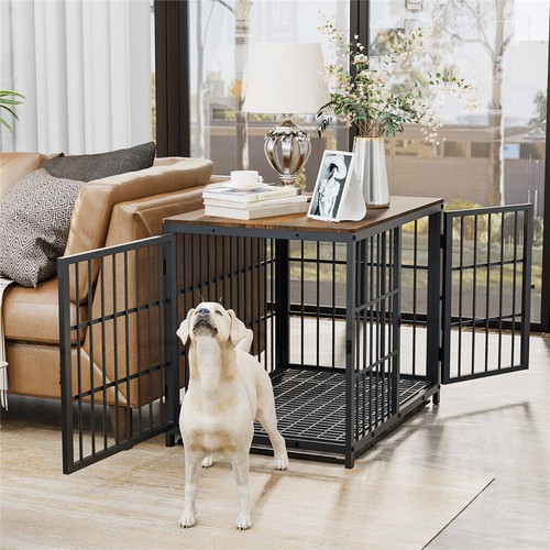 XXL Large Heavy Duty Wooden Dog Crate Furniture Unlimited Combinable Dog Kennel - Picture 4 of 33