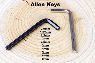 Metric Allen Keys Hexagon Key Hex Wrench 0.9 1.5 2 2.5 3 4 5mm 6mm 8mm