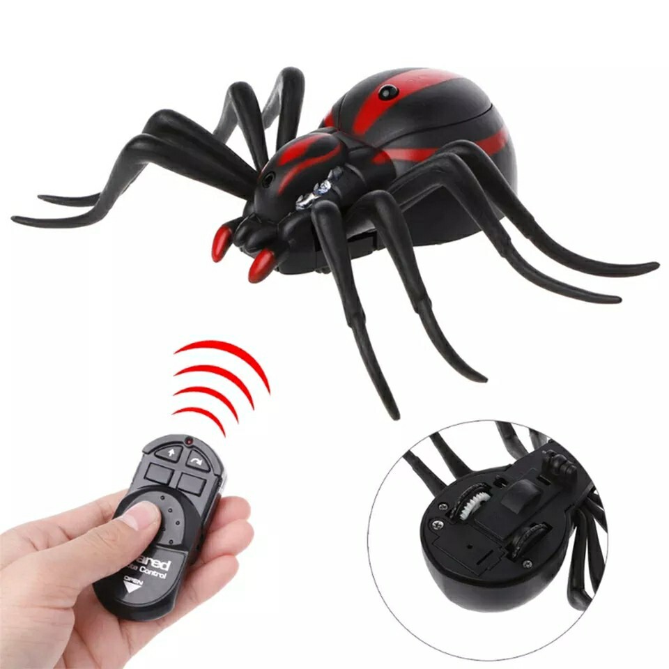 Araignée télécommandée lumineuse à pattes articulées pour jeu interactif