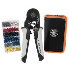 Klein Tools 34060 Ratcheting Ferrule Square Crimper Set