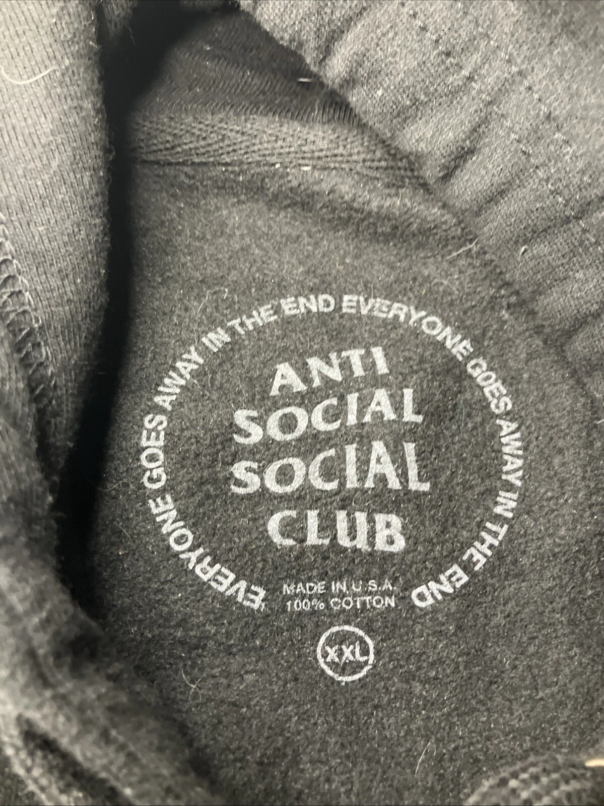 A BATHING APE (BAPE) Felpa con cappuccio Anti Social Social Club ASSC Serenity fiori di ciliegio taglia XXL