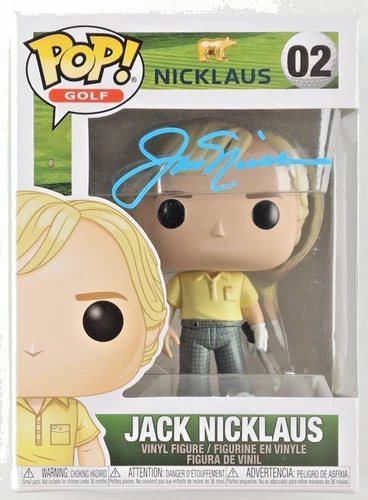 Jack Nicklaus Signed Funko Pop #02 Rare Golf Masters Auto