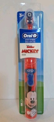 NIB Oral-B Kids Electric Toothbrush Disney Junior Mickey Mouse w/battery