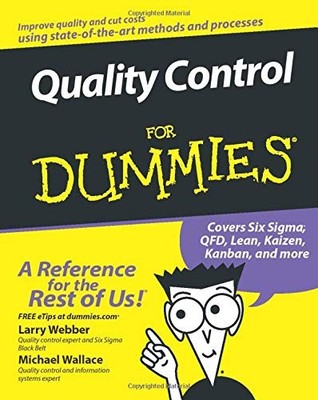 QUALITY CONTROL FOR DUMMIES By Larry Webber & Michael Wallace **Excellent**