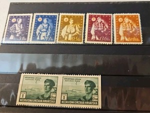 Croatia(Yugoslavia)Semi-Postals Plus Error(imperf  Between)