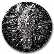 2026 Niue 1/2 oz Silver Year of the Horse with Box  COA 