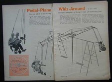 Pedal Powered Airplane How-To build PLANS Swing Set attachment