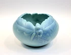 Vintage Van Briggle Art Pottery Ming Blue Oak Leaf & Acorn Bowl