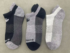 3 pairs BOMBAS Women's All-Purpose Ankle socks Size Medium 7.5-10 3 Colors