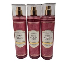 Bath Body Works Pink Matcha Latte Fine Fragrance Mist 8 fl oz - 3 Pack